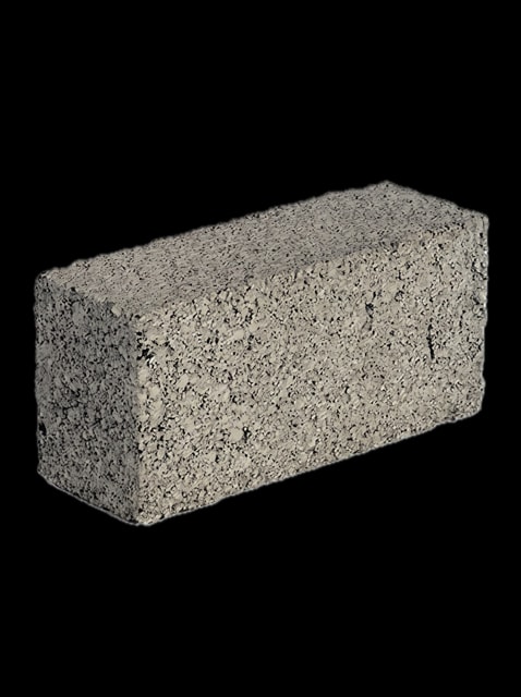 5" Vibrated Solid Partition Block - image 1