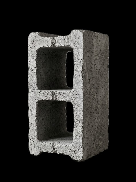 9" Heavy Duty Vibrated Solid Block - image 1