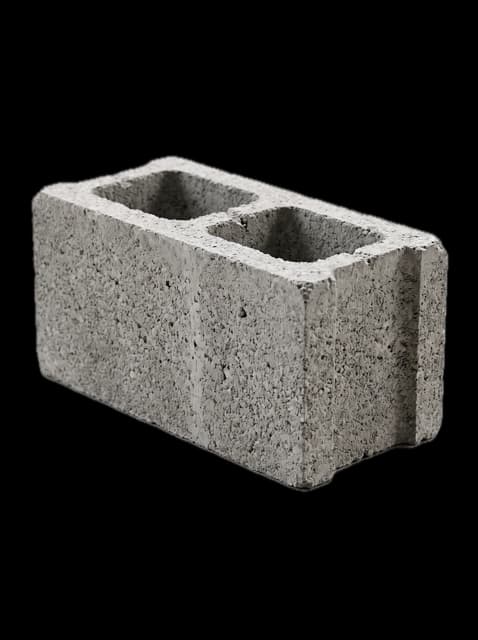 6 inch hollow concrete block