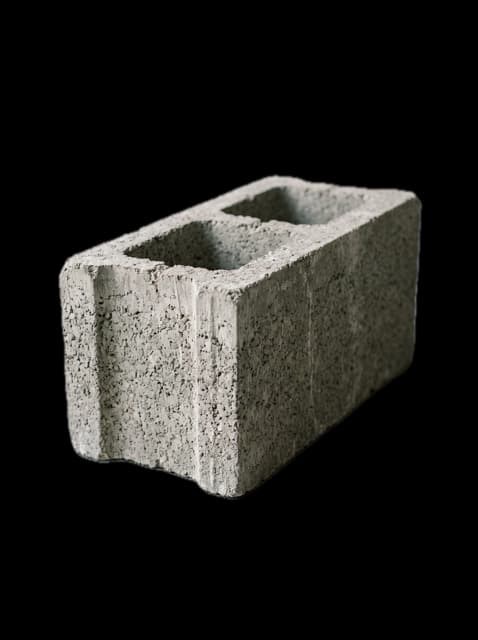 9 inch hollow concrete block