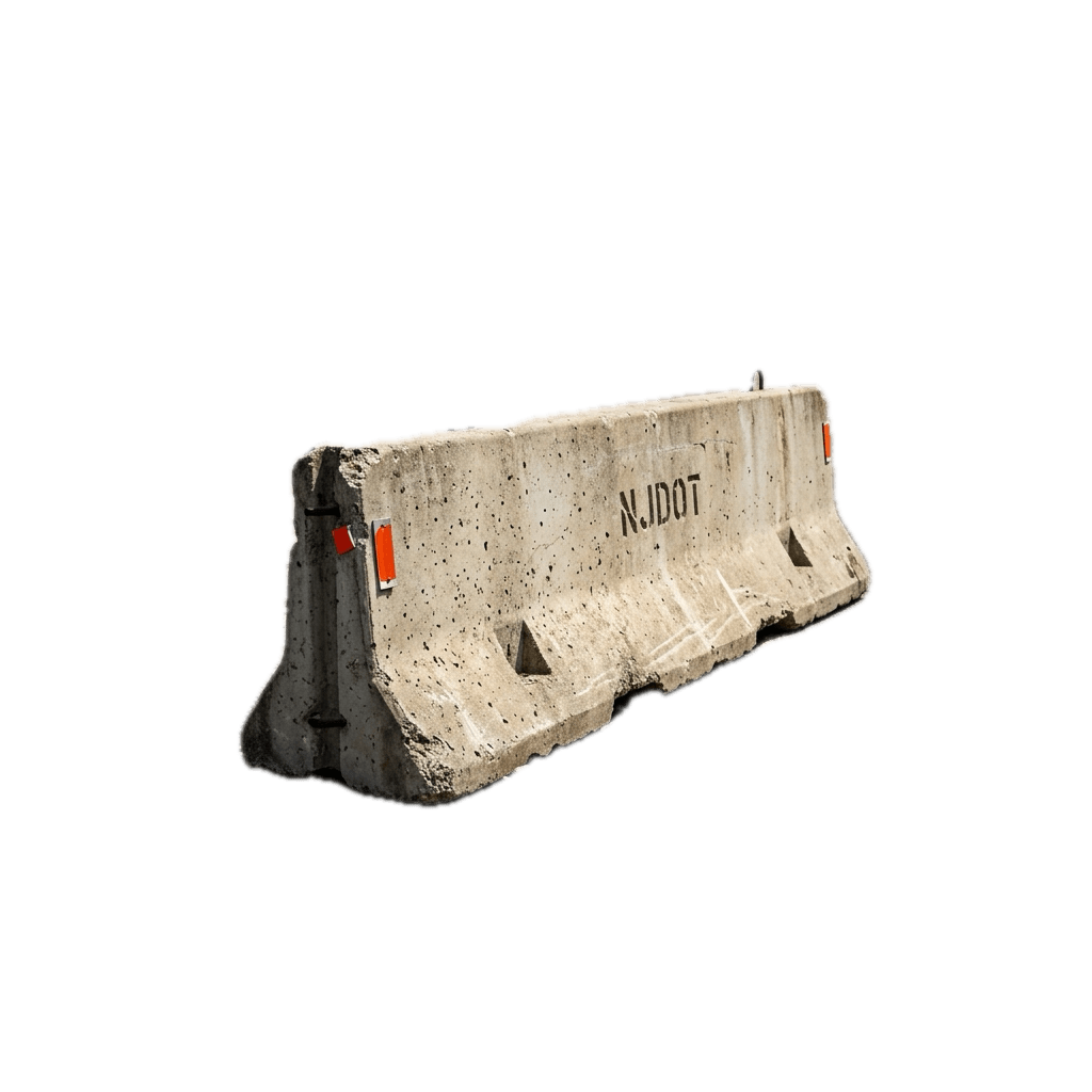 Heavy-Duty Concrete Road Barrier - image 1